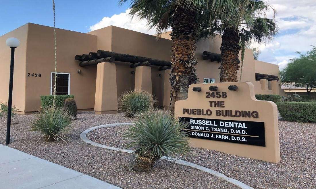 front exterior of russell dental | dentist las vegas nv