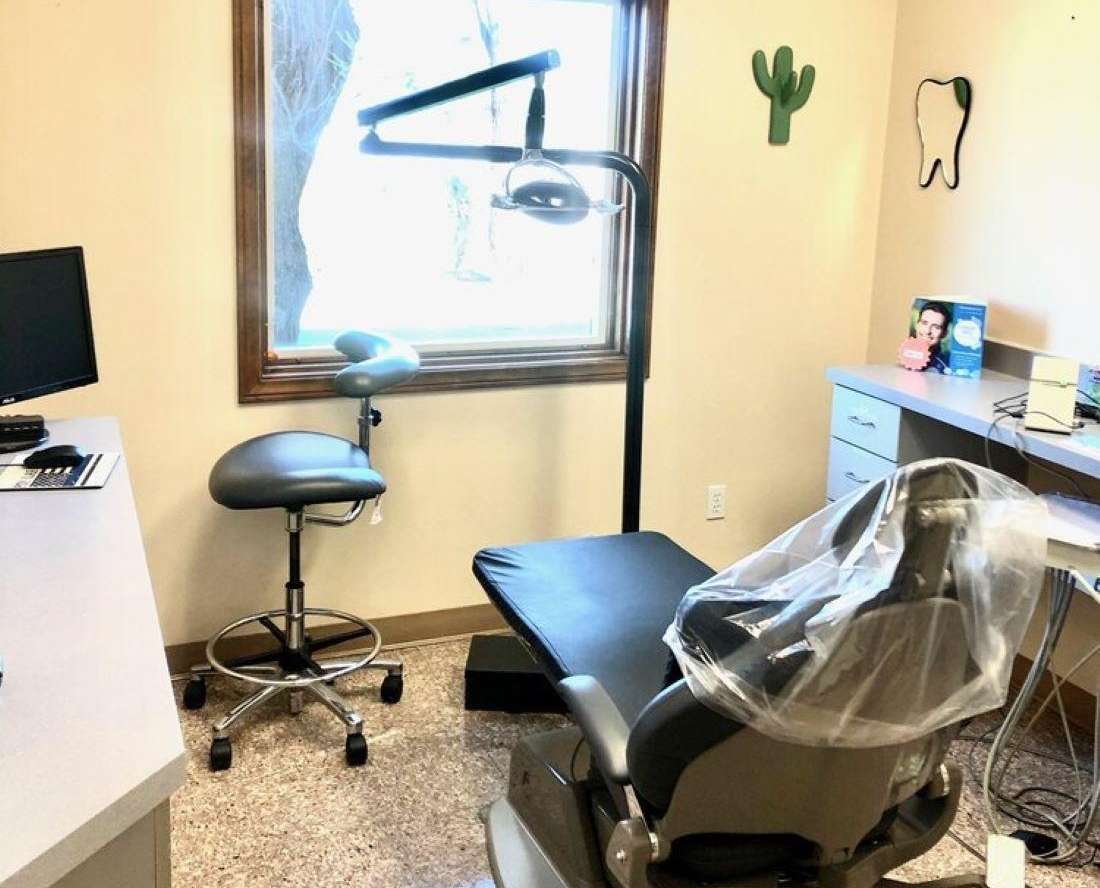 interior photo of dental exam room | general dentist paradise